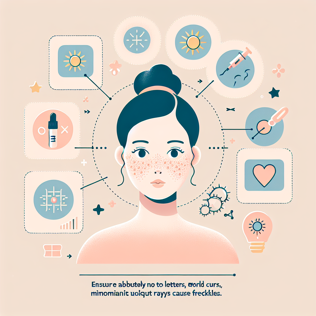 기미 자외선 원인 메커니즘 도식도