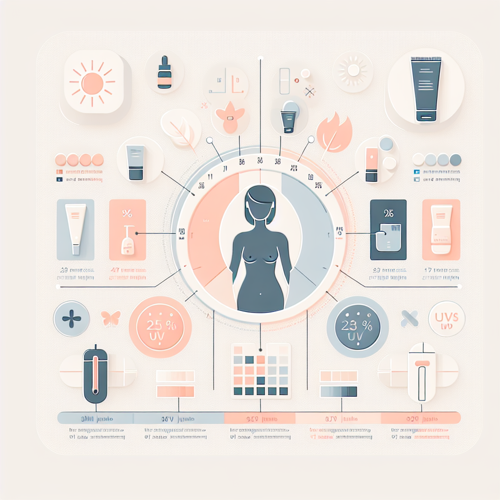 피부 타입별 자외선 노출 시간 비교 차트