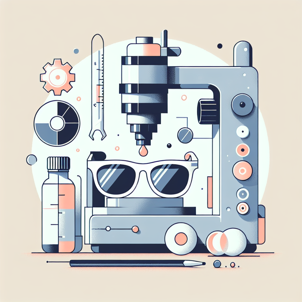 선글라스 UV 차단율 측정 장비와 검사 과정