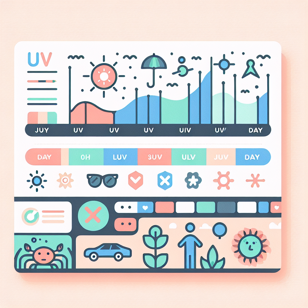 시간대별 UV 지수 변화와 권장 활동 가이드