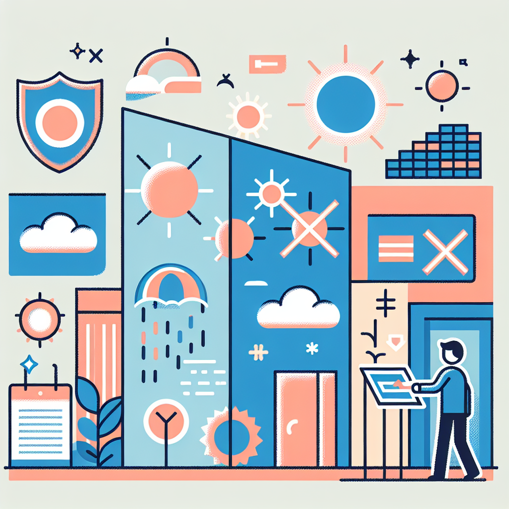 다양한 환경에서의 자외선 반사율과 차단 효과