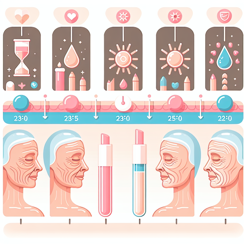 자외선 노출에 따른 피부 노화 진행 과정
