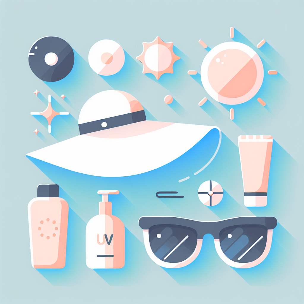 자외선 차단 도구의 효과적 사용법