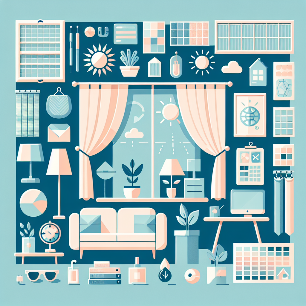 실내 자외선 차단을 위한 다양한 솔루션