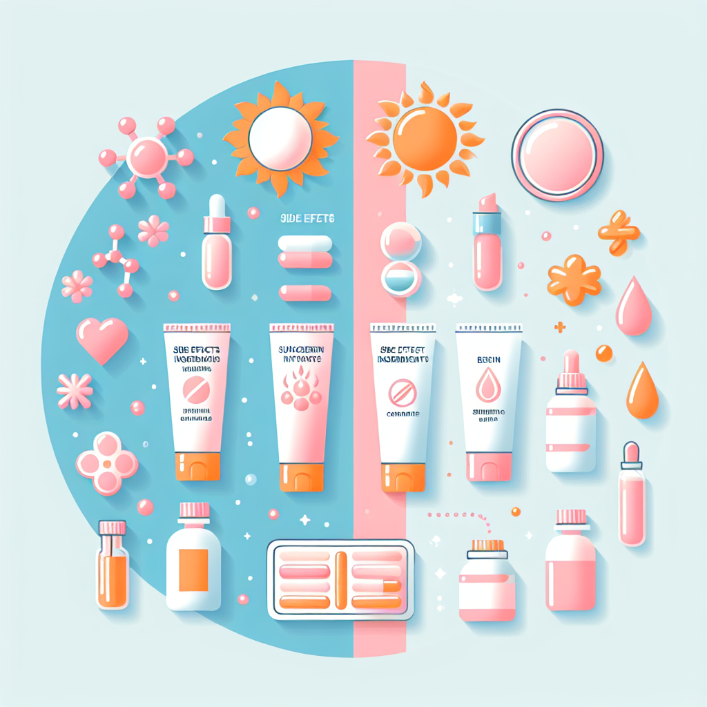 썬크림 성분별 부작용 비교표