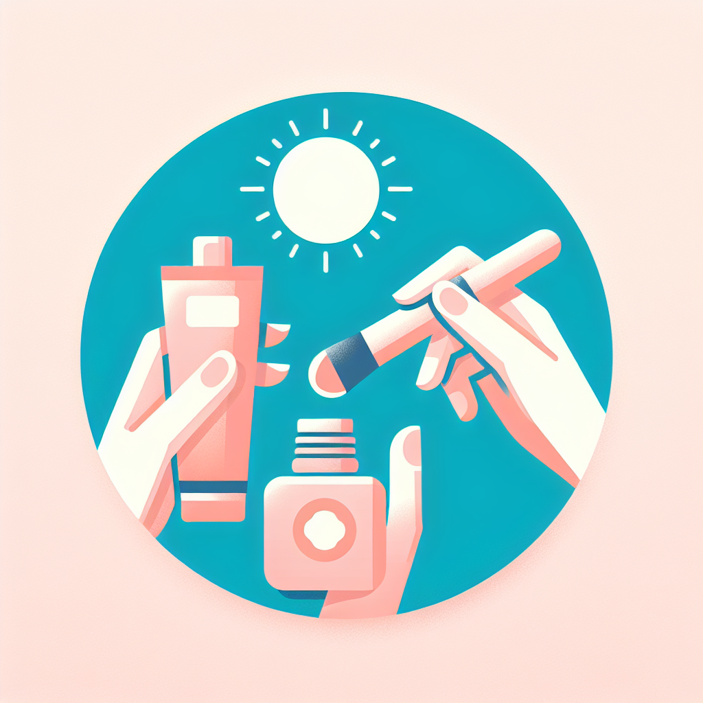 메이크업 위 썬크림 재도포 방법