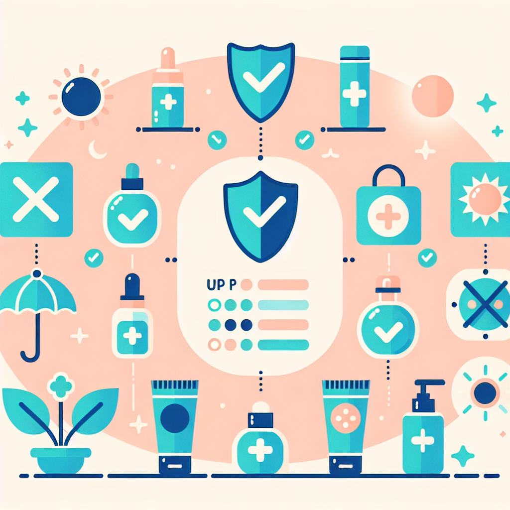 효과적인 자외선 차단 방법 비교