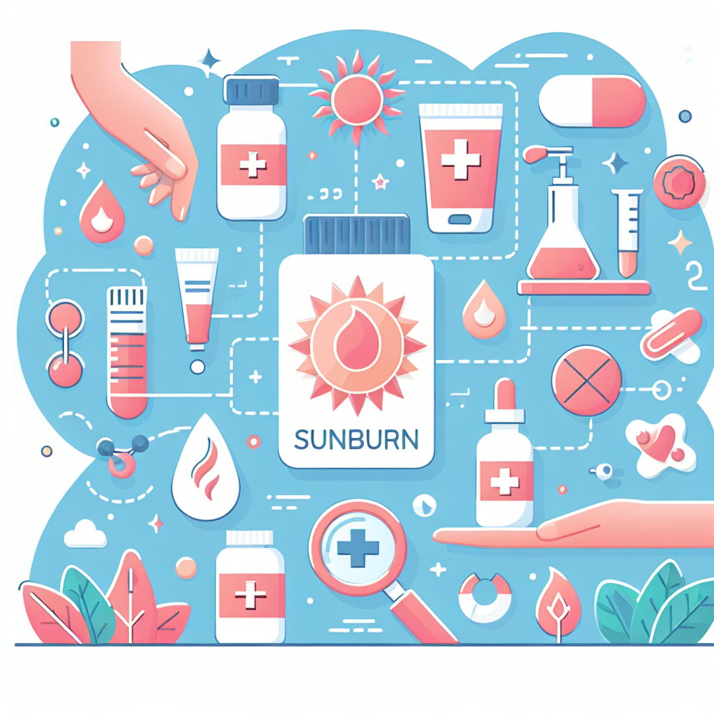 일광화상 치료에 효과적인 성분과 메커니즘