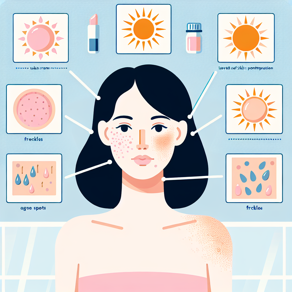 자외선 종류별 피부 침투 깊이와 기미 주근깨 발생 메커니즘