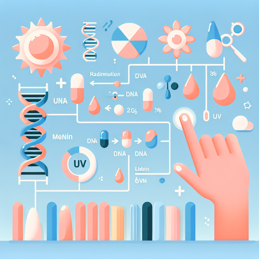 자외선에 의한 DNA 손상과 멜라닌 생성의 상관관계
