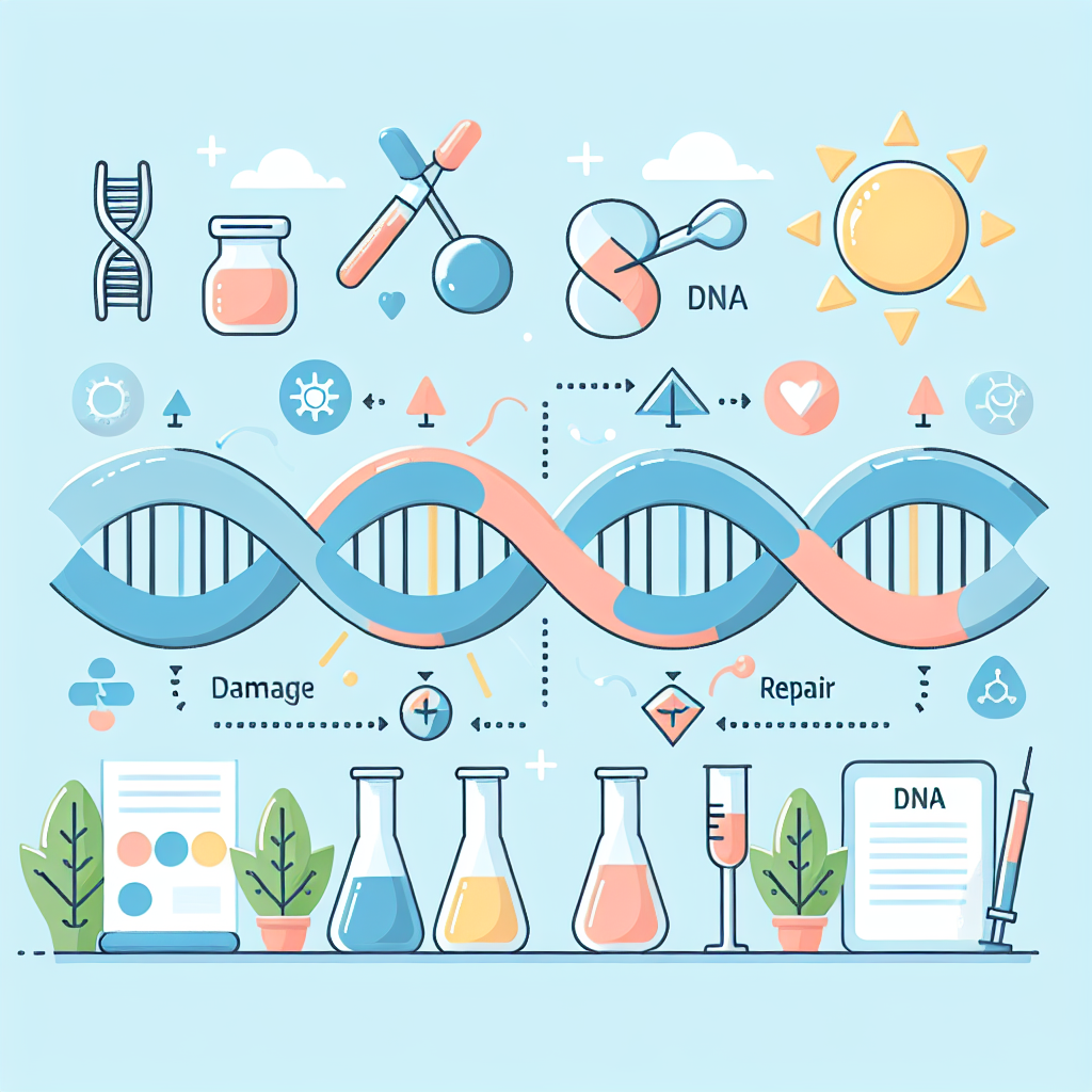 자외선과 DNA 손상 복구 메커니즘 과정