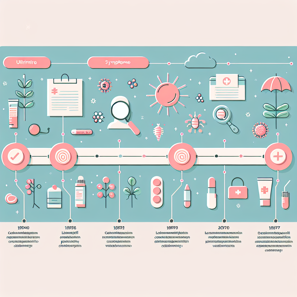 자외선 알레르기 증상 발현 과정 타임라인