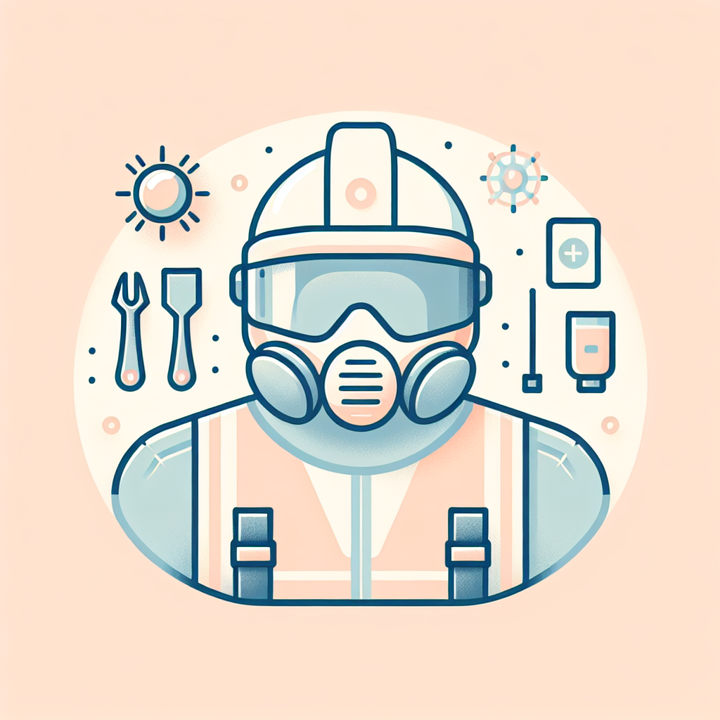 극도로 높은 자외선 지수에서의 보호 장비