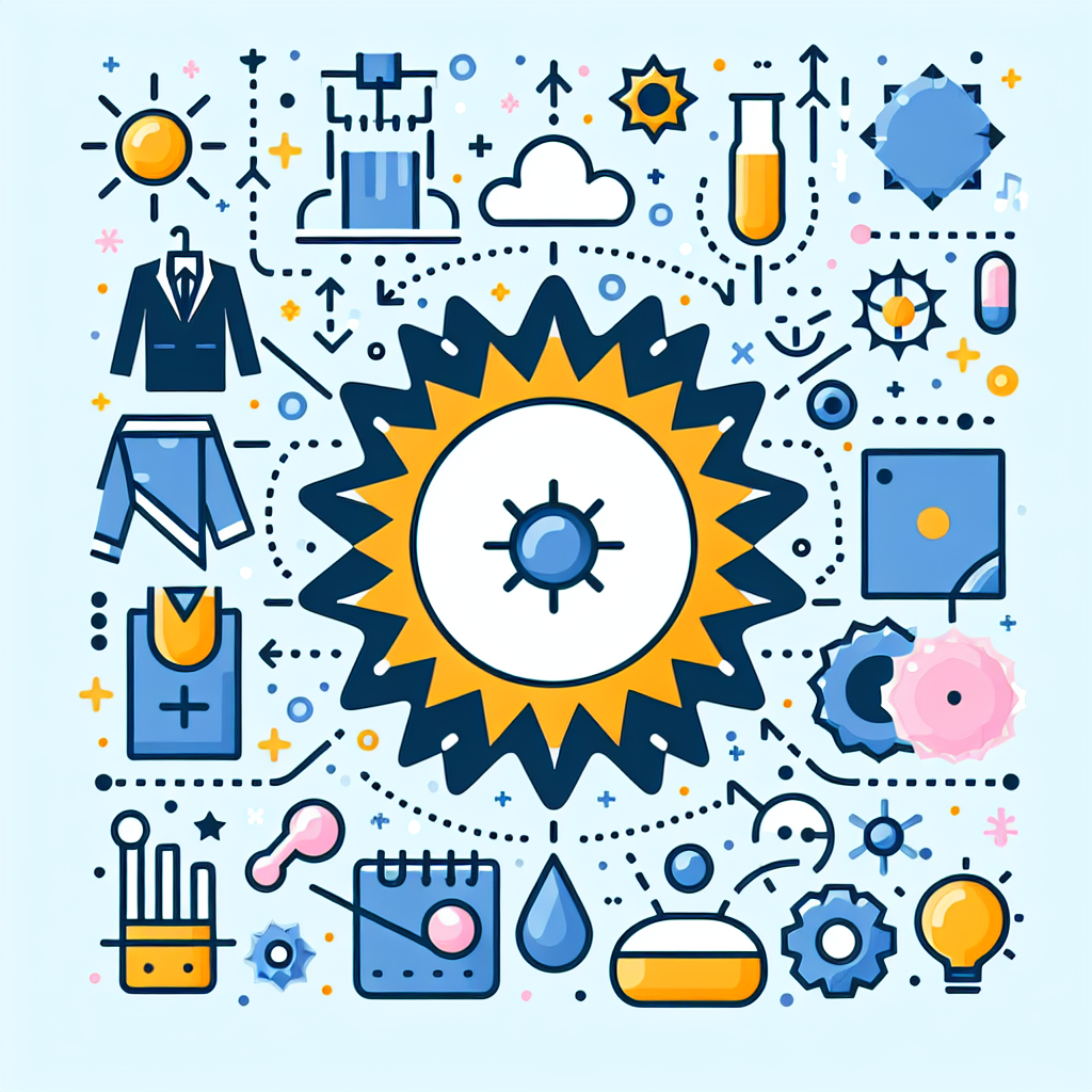 자외선과 원단의 상호작용 메커니즘