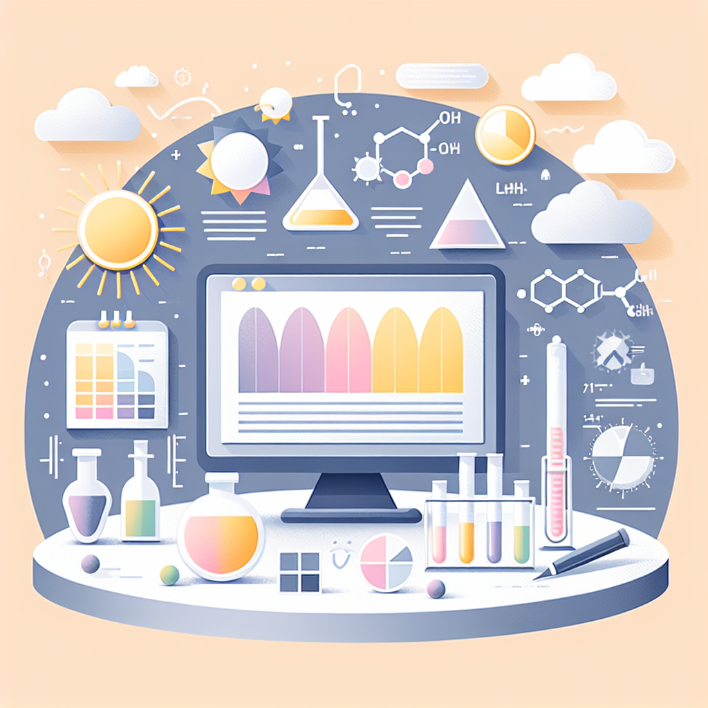 시간대별 자외선 파장 구성비 변화