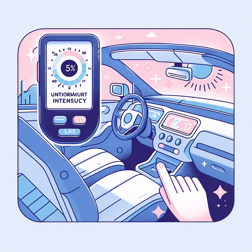 차량 내부 자외선 강도 측정