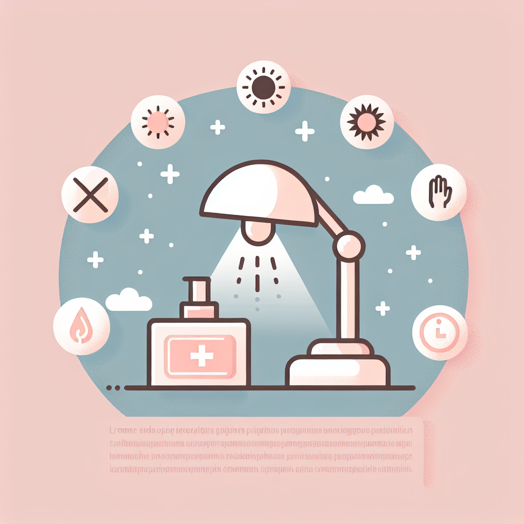 UV 램프 안전 사용법 기본 수칙