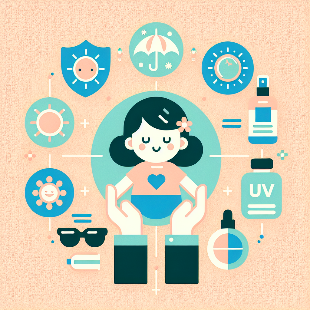 어린이 UV 차단 보호 방법