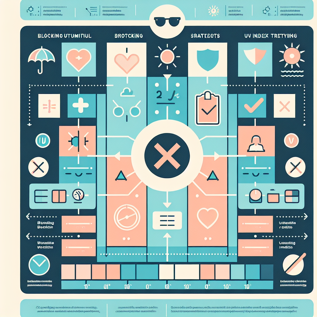 UV 인덱스별 자외선 차단 전략 비교표