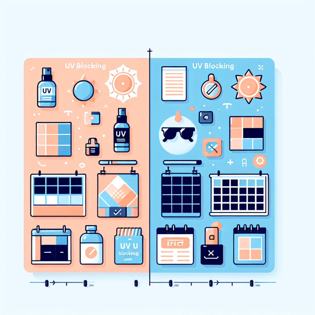 다양한 적용 분야별 UV 차단 페인트 효과 비교