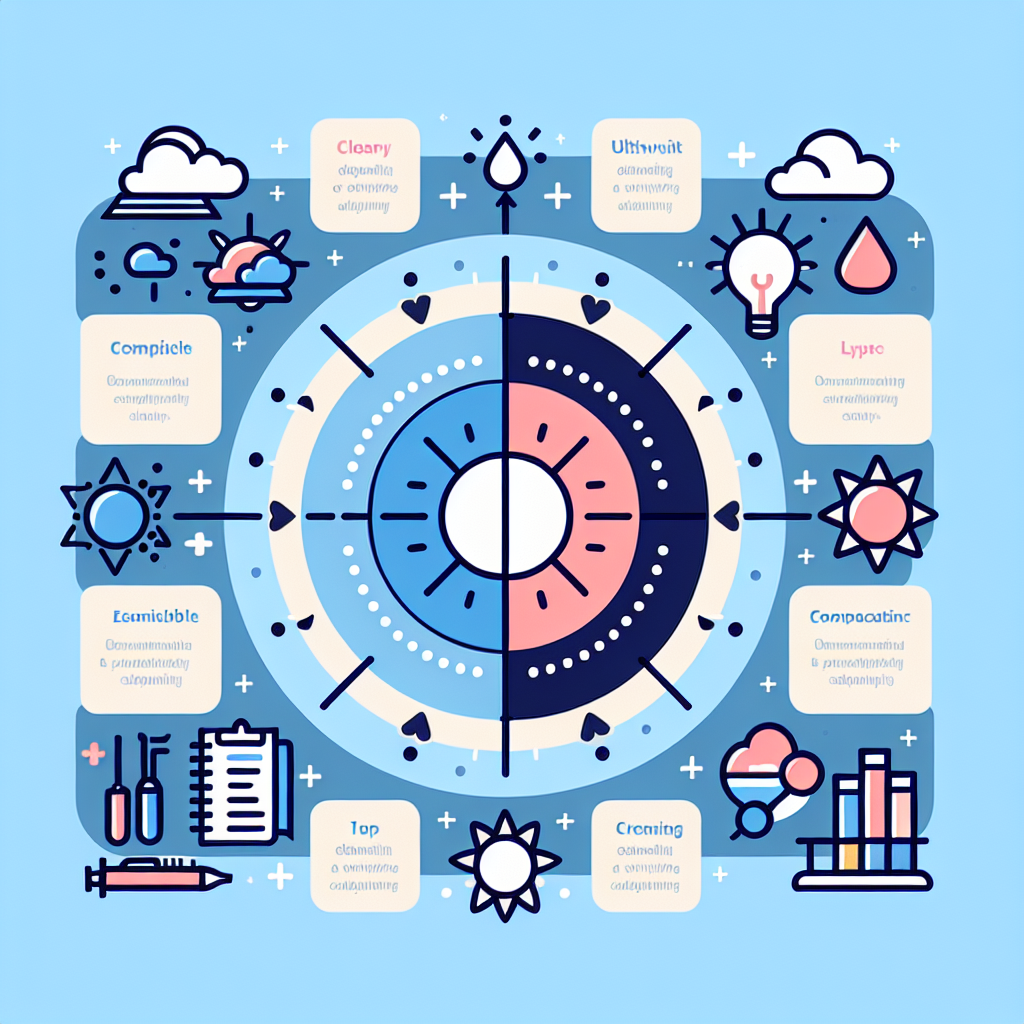 자외선 종류별 특성 비교 차트